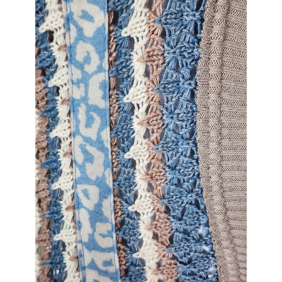 Free People Copenhagen Thermal Top Size Medium Double V- Neck OB995549 - Picture 7 of 10